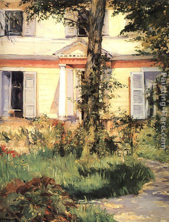 Eduard Manet The house at Rueil